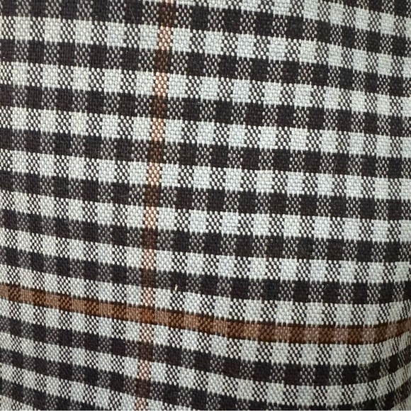 Brogger checkered mini skirt with hand buttons, large - Picture 11 of 16